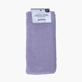 Khăn vải mặt bông êm mềm 34x78cm (Tím)
