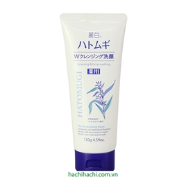 Sữa rửa mặt tẩy trang làm sáng da Nhật Bản Reihaku Hatomugi 130g 