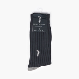 Vớ nam cổ cao gân chìm Western Polo Texas 25-27cm (Nhiều mẫu)-Giao mẫu ngẫu nhiên