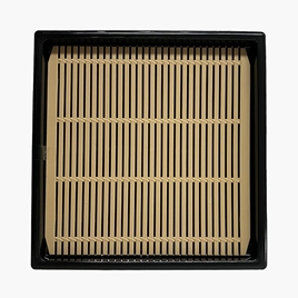 Khay đựng mì Soba Nhật Bản kèm tấm lưới 19.5x19.5cm