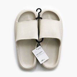 Dép nhựa quai ngang 26cm (Xám)