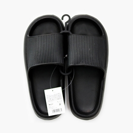 Dép nhựa quai ngang 26cm (Đen)