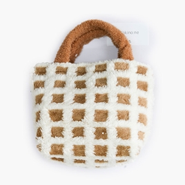 Túi Tote lông mềm mại có quai xách 20x28cm 