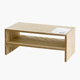 Kệ gỗ nhỏ để văn phòng phẩm, vật dụng 2 tầng 30x13.5cm
