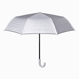Cây dù gấp gọn, tay cầm móc treo 53cm (Tím nhạt) 