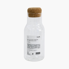 Bình thủy tinh 700ml nắp gỗ bần