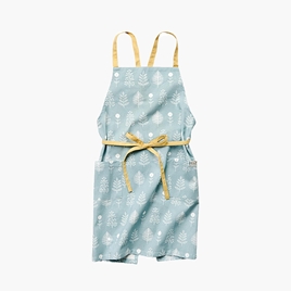 Tạp dề nấu ăn cao cấp 100% cotton (Xanh)