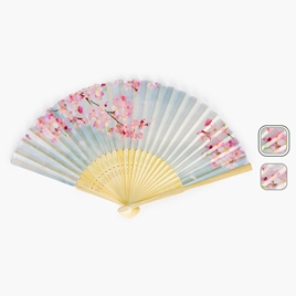 Quạt xếp 21cm hoa anh đào Sakura (Nhiều mẫu)-Giao mẫu ngẫu nhiên