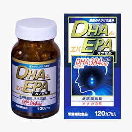 TPBVSK: Viên uống DHA EPA Soft Capsule Nhật Bản120 viên, bổ não, mắt, giảm cholesterol