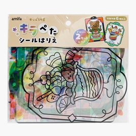 Set Sticker dán trang trí 2 mẫu gấu và ly kem