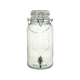 Hũ thủy tinh Living có vòi 4L 