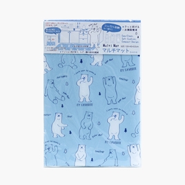 Thảm lót sàn nhà bếp gấp gọn 120x45cm (Gấu bắc cực)