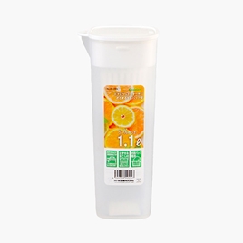 Bình nhựa đựng nước Nhật Bản 1.1L, kèm lưới lọc trà, hoa quả làm nước detox