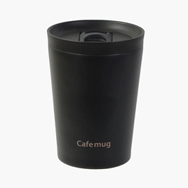 Ca, cốc, ly giữ nhiệt inox Pearl Metal có nắp khóa trượt 300ml (Đen)
