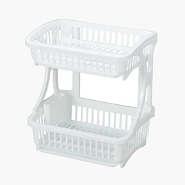 Kệ úp chén đĩa Pearl Metal 2 tầng 37.5x28.5cm