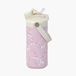 Bình giữ nhiệt Pearl Metal 2WAY cho bé 2 cách dùng 400ml (Ngựa Unicorn)