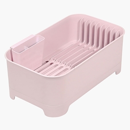 Bộ khay rổ úp chén đĩa, ly tách Nhật Bản có ống thoát nước Pearl Metal 37x22cm