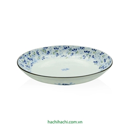 Đĩa sứ Nhật Bản 16.5cm, đĩa gốm sứ nông lòng, cạn lòng, dùng được lò vi sóng