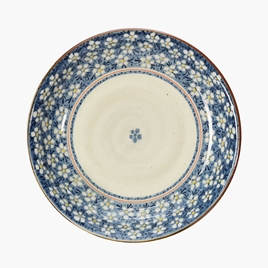 Đĩa gốm Nhật Bản 16.5cm, đĩa gốm sứ nông lòng, cạn lòng, dùng được lò vi sóng