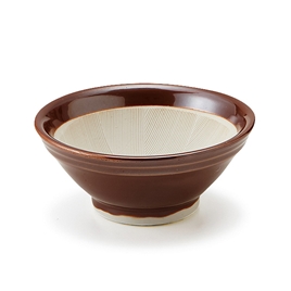 Cối giã nghiền chống văng bằng gốm Nhật Bản Suribachi 14.2cm