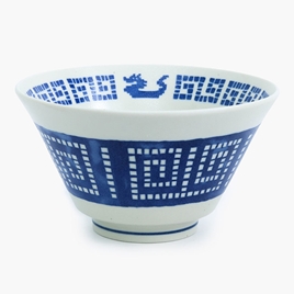 Tô sứ Nhật Bản, tô đại, bát ô tô, bát tô canh, bát ăn mì 16.8cm (Rồng sấm), dùng được lò vi sóng
