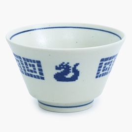 Chén bát sứ Nhật Bản, chén bát ăn cơm 11.4cm (Rồng sấm), dùng được lò vi sóng