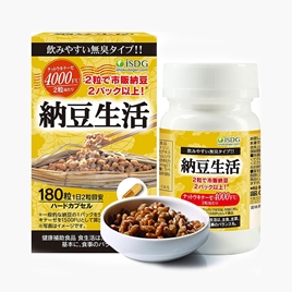 TPBVSK: Viên uống iSDG Natto Life Nhật Bản 4000FU  180 viên, giảm hình thành huyết khối