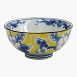 Chén sứ Nhật Bản 11.6cm, Bát ăn cơm, chén ăn cơm (Hoa vàng)