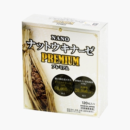 TPBVSK: Viên uống Nano Nattokinase Natto Nhật Bản 60000FU/g Premium Nichiei Bussan 120 viên, hỗ trợ tan máu đông, giảm hình thành huyết khối