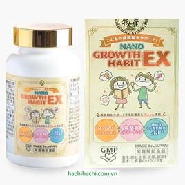 TPBVSK: Viên uống Nano Growth Habit Ex Nhật Bản 120 viên, hỗ trợ phát triển cơ thể trẻ giai đoạn tăng trưởng