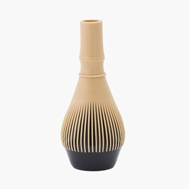 Chổi Chasen Nhật Bản đánh Matcha nhựa PP có thể tháo rời vệ sinh (Loại mềm), kèm đế bảo quản