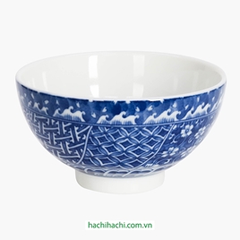 Chén bát gốm Nhật Bản, chén bát ăn cơm 12cm, dùng được lò vi sóng