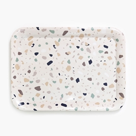 Khay nhựa chữ nhật 18x25cm (Nhiều mẫu)