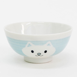 Chén bát sứ Nhật Bản, chén bát ăn cơm 10.5cm (Mèo con), dùng được lò vi sóng