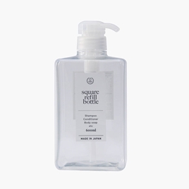 Bình nhựa vòi bơm 600ml (Trong suốt)