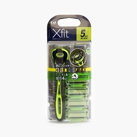 Dao cạo râu 5 lưỡi kép KAI (1 Cây và 4 Đầu Lưỡi XF5-4BS)
