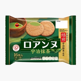 Bánh Bourbon Roanne vị trà xanh Nhật Bản 113.6g (2 cái x 8 gói)