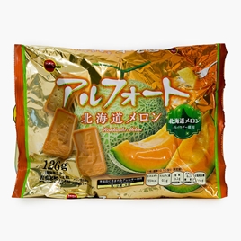 Bánh quy Nhật Bản Bourbon Alfort vị Dưa lưới 126 g (12 cái)