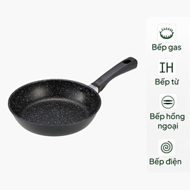 Chảo bếp chống dính đá hoa cương KAI, CHO KARUI IH FRYPAN - 20cm, DW5628, dùng được bếp từ