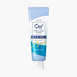 Kem đánh răng Nhật Bản Ora2 me Stain Clear hương bạc hà tự nhiên 140g, Răng trắng bóng, hơi thở thơm mát