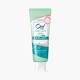 Kem đánh răng Nhật Bản Ora2 me Stain Clear hương hoa trà trắng 125g, Răng trắng bóng, hơi thở thơm mát (Loại dịu nhẹ)