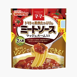 Nước xốt cà chua, thịt và nấm Nisshin 260g