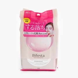 Khăn ướt tẩy trang dưỡng ẩm Nhật Bản Bifesta Serum Moist 46 miếng