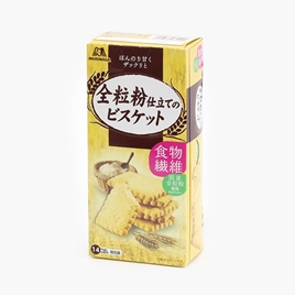 Bánh quy ngũ cốc nguyên cám Nhật Bản giàu chất xơ Morinaga 149.8g (14 cái)