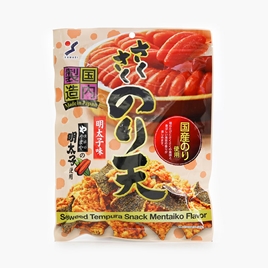 Snack Tempura rong biển Nhật Bản vị trứng cá Mentaiko Yamaei 63g