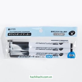 Bút lông bảng trắng 3 cây (Đen)
