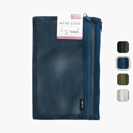 Túi đựng vật dụng, mỹ phẩm vải lưới 2 ngăn 24.5x16cm (Nhiều mẫu)-Giao mẫu ngẫu nhiên