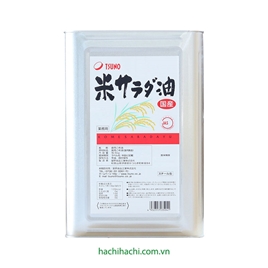 Dầu gạo Nhật Bản Tsuno nguyên chất KLT: 16.5kg (Dung tích: 18L)