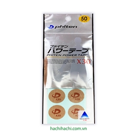 Băng dán cơ thể thao Phiten Titanium Tape Disc X30 (50 miếng)