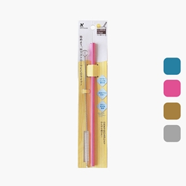 Ống hút nhôm 21cm kèm cọ chùi rửa, bảo vệ môi trường (Nhiều mẫu)-Giao mẫu ngẫu nhiên
